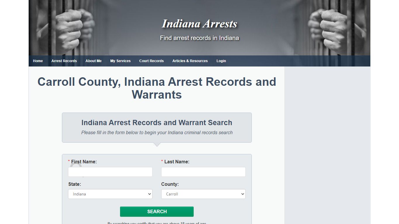 Carroll County, Indiana Arrest Records and Warrants ...